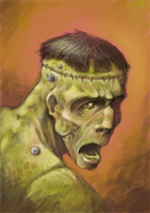 Character design Frankenstein